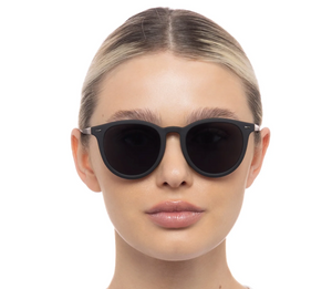 Le Specs Fire Starter Black Rubber Sunglasses