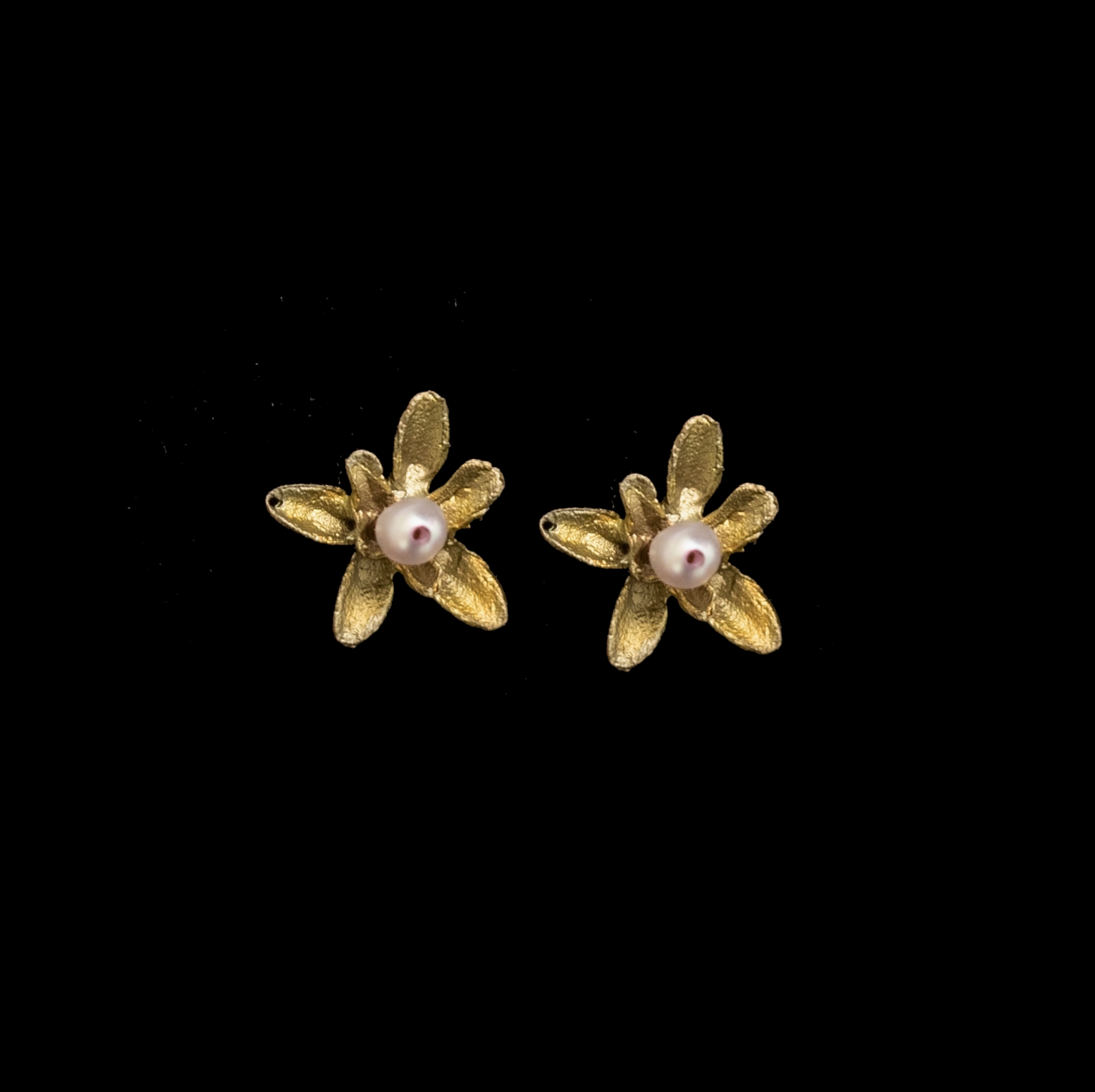 Boucles d'oreilles clous Michael Michaud « Thym en fleur »