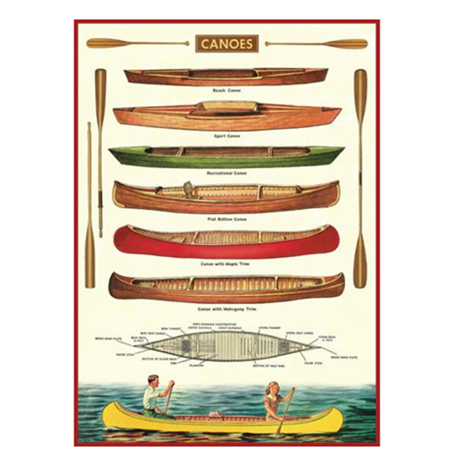 Cavallini Canoes Wrap