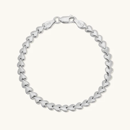 Leah Alexandra Herringheart Bracelet chaîne en argent