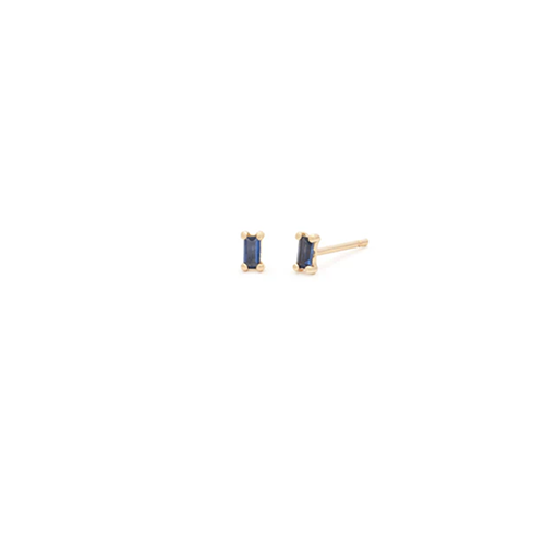 Clous d'oreilles Tiny Blue Sapphire Leah Alexandra