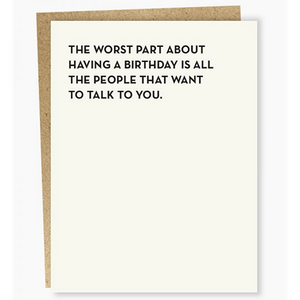 Worst Part Card