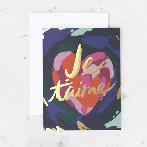 Card Je T'aime