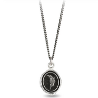 Pyrrha Feather Pendant