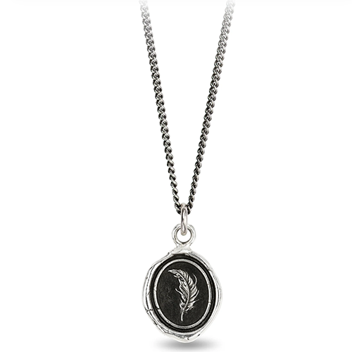 Pyrrha Feather Pendant