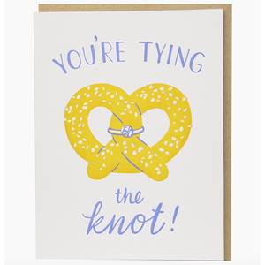 Pretzel Engagement Card