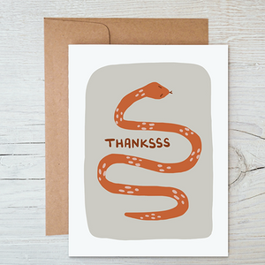 Card- Snake Thanksss