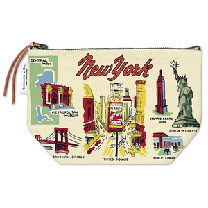 Cavallini Vintage Pouch NYC Icons