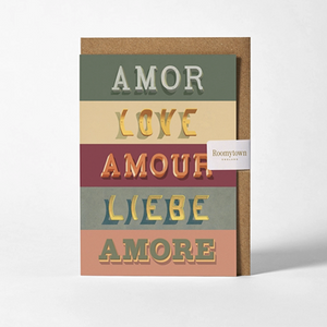 Amour Love Card