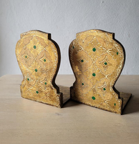 Vintage Florentine Bookends