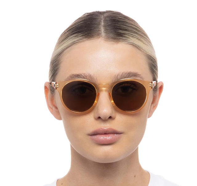 Le Specs Hey Macarena Blonde Sunglasses