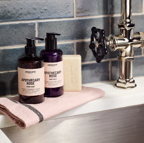 Savon Liquide pour Mains à la Rose Apothecary Hudson Made