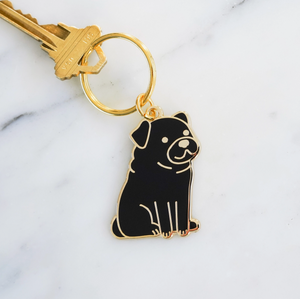 Pug Keychain