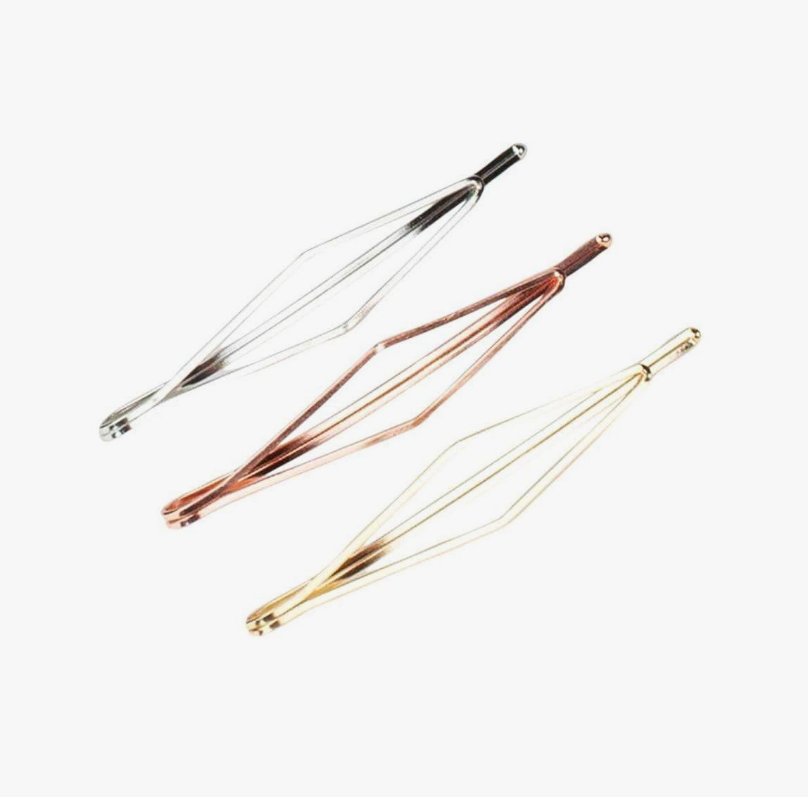 Kitsch Long Diamond Metal Bobby Pins