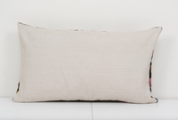 16x 22 Coussin Ikat en Velours de Soie