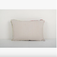 Coussin en soie patchwork Ikat Eye