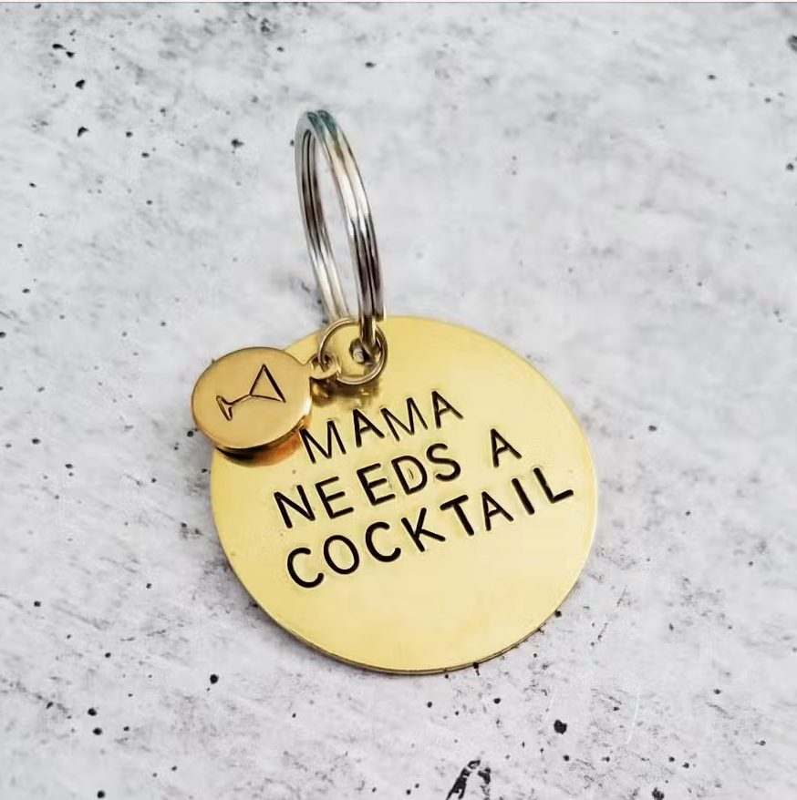 Mama Needs A Cocktail Keychain