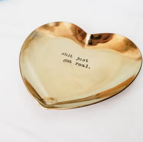 Shit Just Got Real Trinket Dish