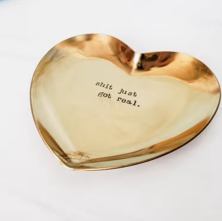 Shit Just Got Real Trinket Dish
