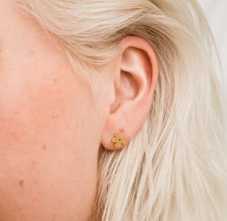 Larissa Loden Little Daisy Flower Stud Earrings