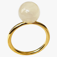 Sophie Deschamps La Lyonnaise Gold Plated Ring