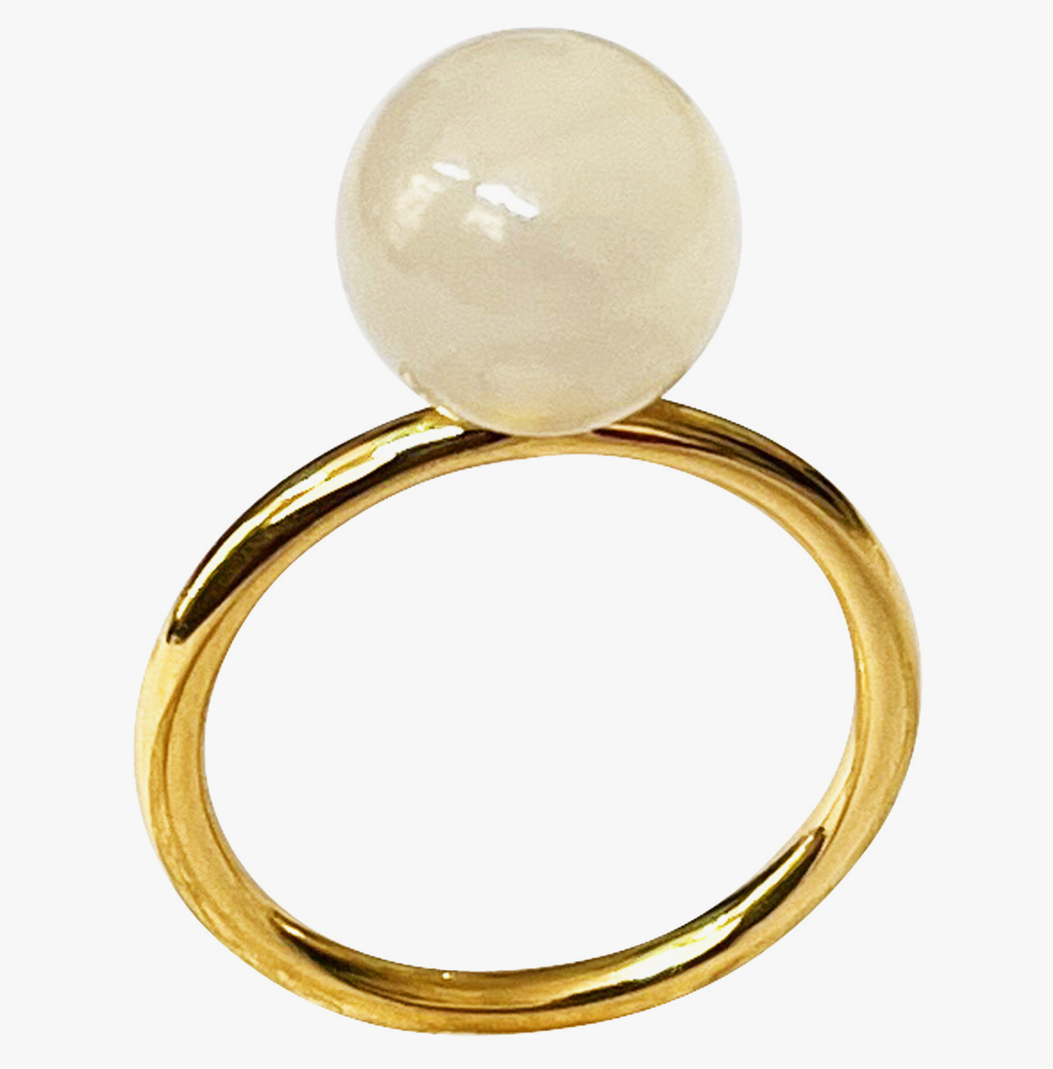 Sophie Deschamps La Lyonnaise Gold Plated RIng