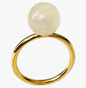 Sophie Deschamps La Lyonnaise Gold Plated Ring
