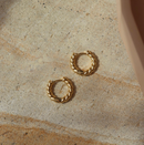 Boucles d'oreilles Huggie en forme de croissant