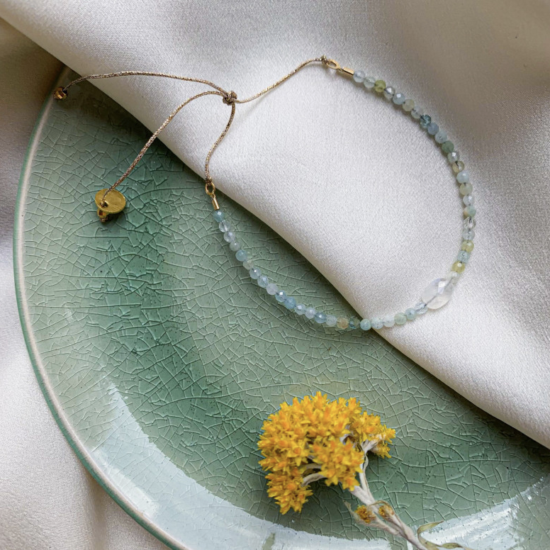 Sophie Deschamps Aquamarine Dolly Bracelet