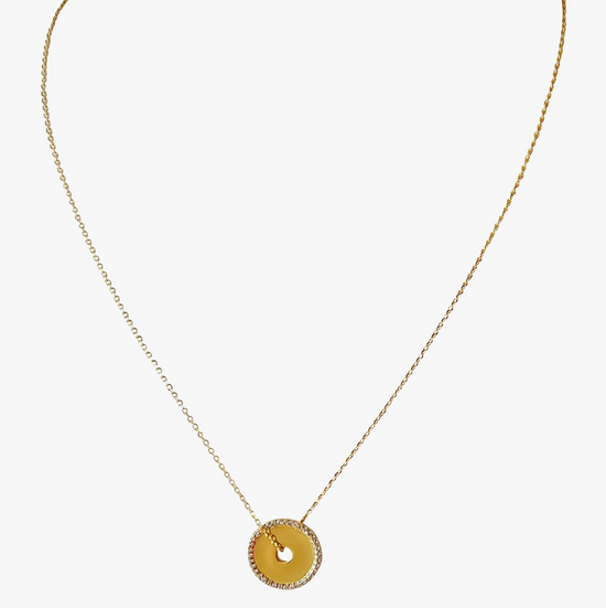 Collier Rondelle Plaqué Or Sophie Deschamps Sofia