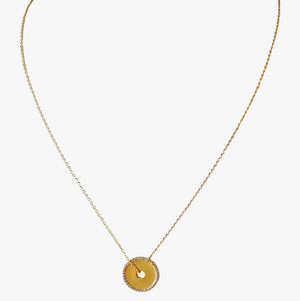 Sophie Deschamps Sofia Gold Plated Rondelle Necklace