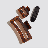 Kitsch Assorted Claw Clips Rectangle Open Shape