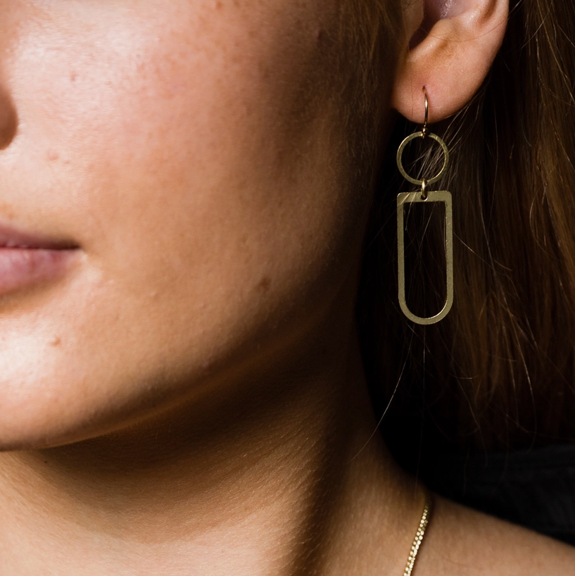 Boucles d'oreilles Axiom Geometry de Larissa Loden