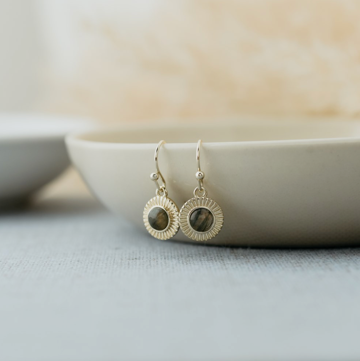 Boucles d'oreilles Glee Lila Labradorite