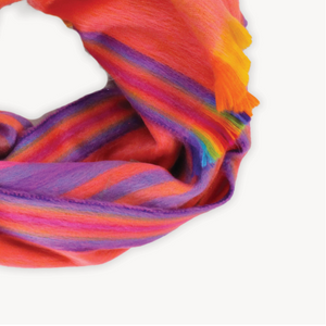 Seamless Scarf Sunset Stripe