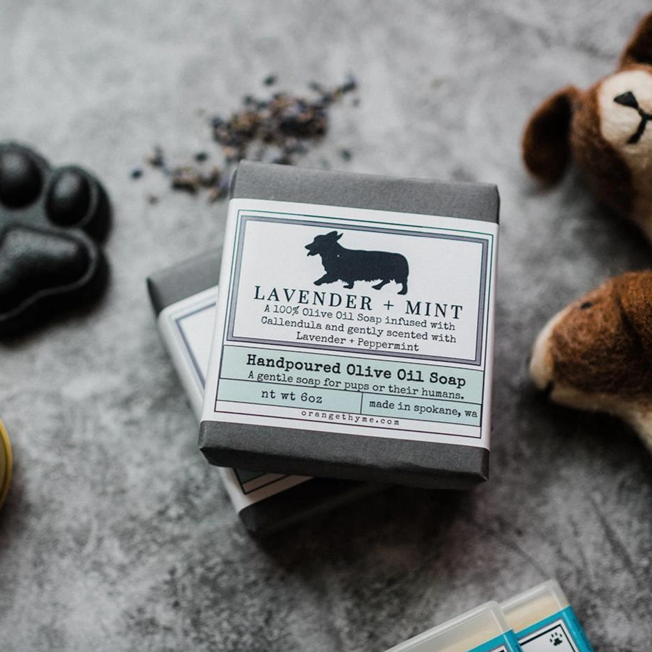 Savon Shampooing pour Chien à l'Huile d'Olive - Lavande Menthe