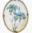 Iron Plaque Floral Painting