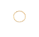 Bague Chaîne Ligne Dorée Leah Alexandra