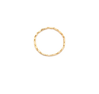 Bague Chaîne Ligne Dorée Leah Alexandra