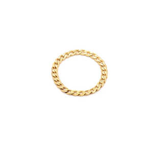 Leah Alexandra Cubano Chain Ring