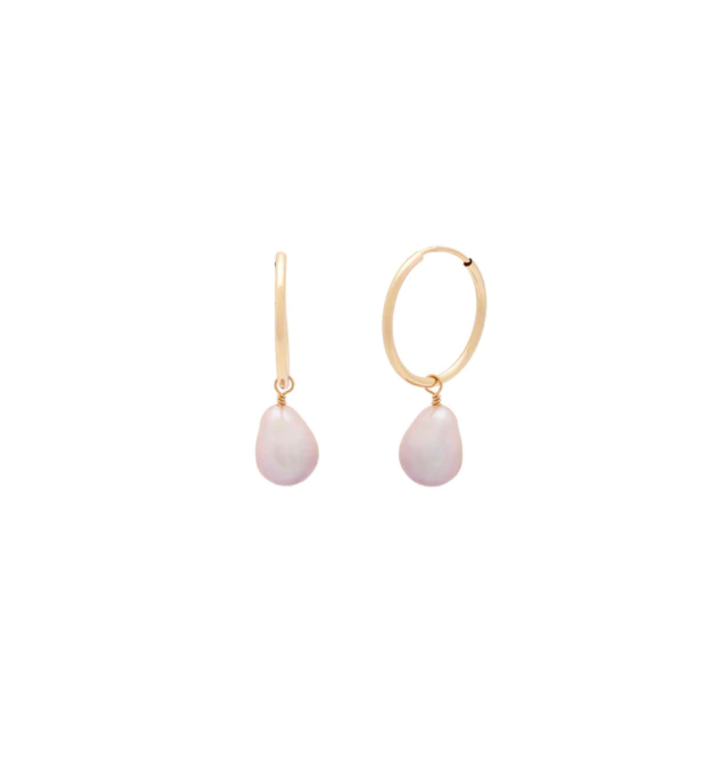 Boucles d'oreilles Airlight en perles roses Leah Alexandra