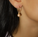 Boucles d'oreilles Airlight en perles roses Leah Alexandra