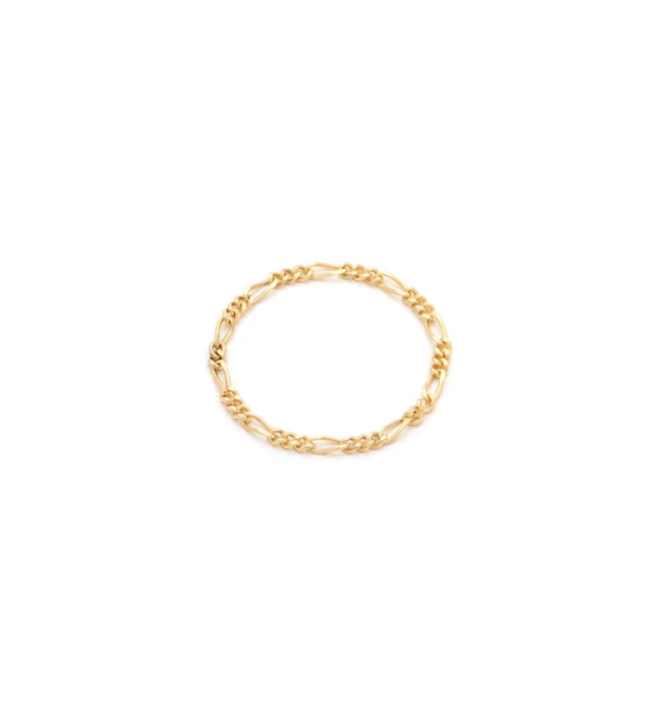 Leah Alexandra Figaro Chain Ring