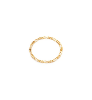 Leah Alexandra Figaro Chain Ring