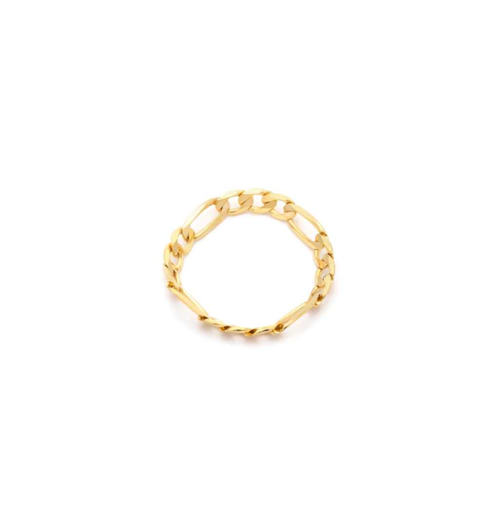 Leah Alexandra Figaro Bold Chain Ring