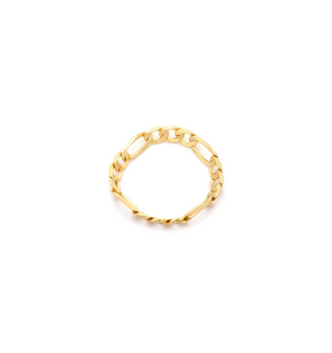 Leah Alexandra Figaro Bold Chain Ring