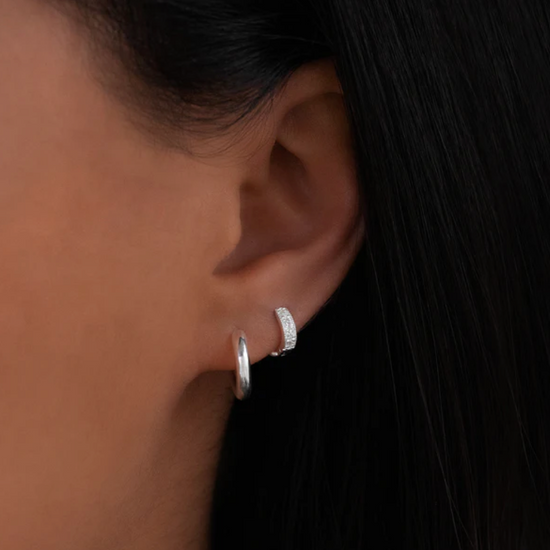 Boucles d'oreilles Margo en argent Leah Alexandra