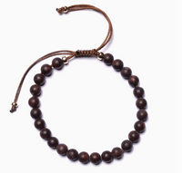 Bracelet en perles de grenat et d'or