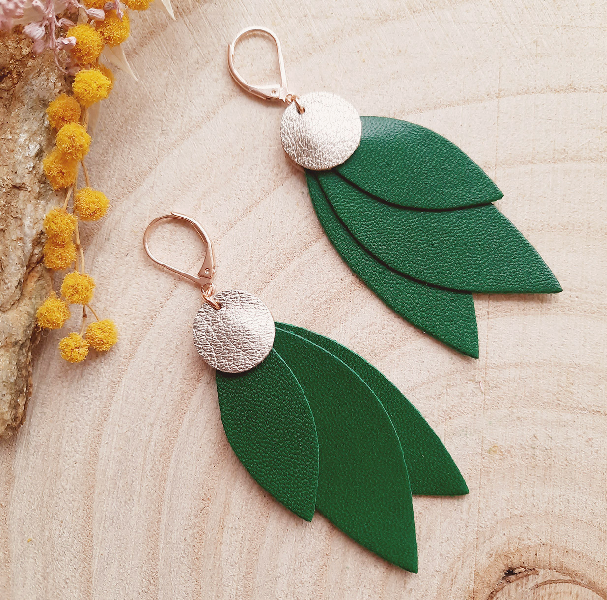 Celeste Emerald Earrings