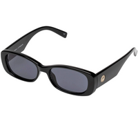 Le Specs Unreal Shiny Black Sunglasses